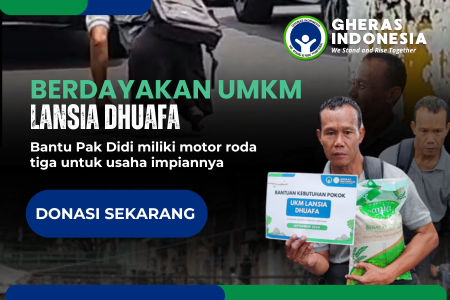 Berdayakan UMKM Lansia dan Dhuafa