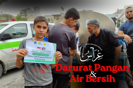 Bantu Kebutuhan Pangan dan Air Bersih untuk Gaza